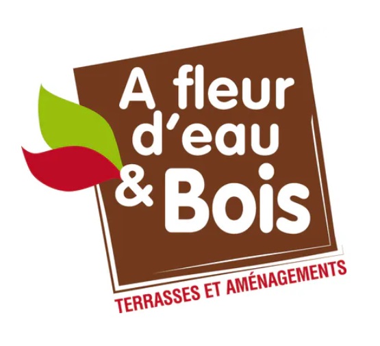 terrasse à fleur d'eau et bois